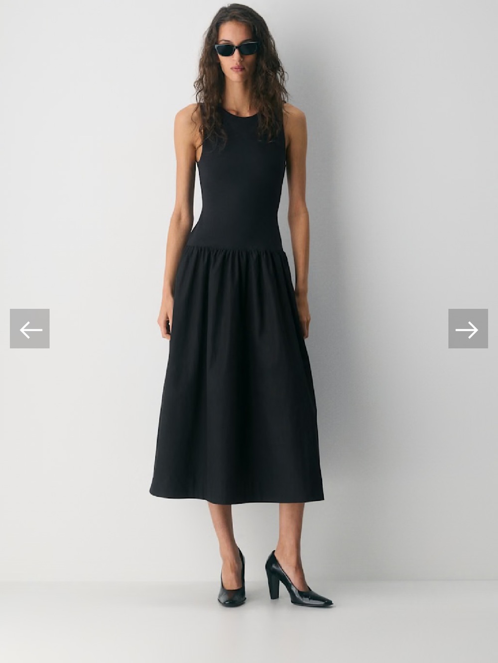 Aritzia Wordly Poplin Dress